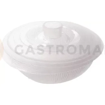 Kuchyňská sůl Silikonová nádoba - pánev s poklicí 235x75 mm, 2,2 l, průhledná, COC 04 | SILIKOMART, COCOTTE