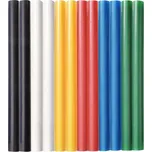 Náplně do tavné pistole - tyčinky 7,2x100 mm, mix barev, sada 12 ks - EXTOL CRAFT EX9908