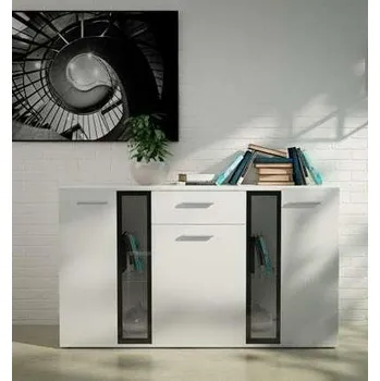 Komoda LEMPERT Komoda k obývací stěně SARA - bílá