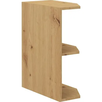police LEMPERT Dolní rohová polička LUNY 30 (30 cm) dub artisan