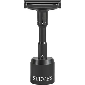 Holicí strojek Steves Double Edge Razor with Stand - Nastavitelný strojek na holení + stojánek