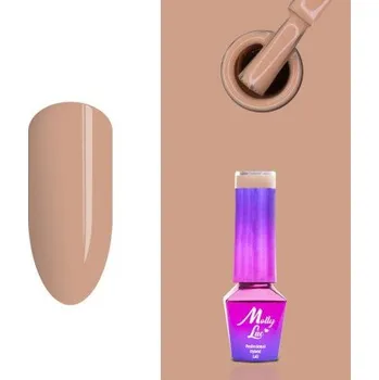 Lak na nehty 301. MOLLY LAC gél lak - Warm Almond 5ml