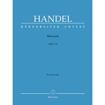 Handel: Messiah HWV 56 / SSATB a klavír (vocal score - english version)