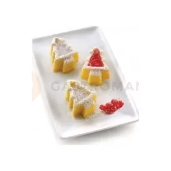 Kuchyňská sůl Silikonová forma SF108 PINO - 8 x vánoční stromek 81 ml | SILIKOMART, Christmas inspiration