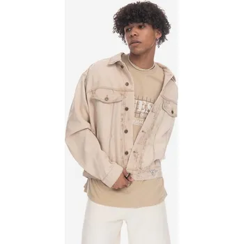 Dámská casual bunda Džínová bunda Guess Vintage Denim Jacket M3GU97D4RU0 TNMT M3GU97.D4RU0 béžová 80X, vel. L