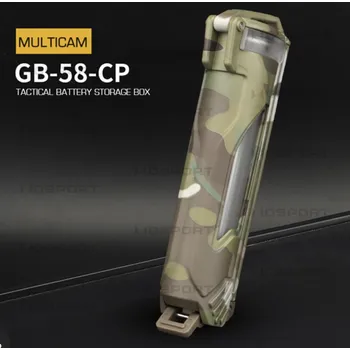WOSPORT taktický plastový molle box na baterie - Různé barvy Barva: Multicam