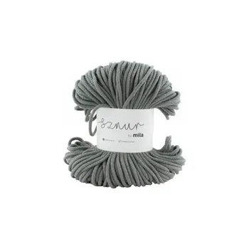 Příze Bavlněná šnůra MILA&nbsp;5&nbsp;mm - inox