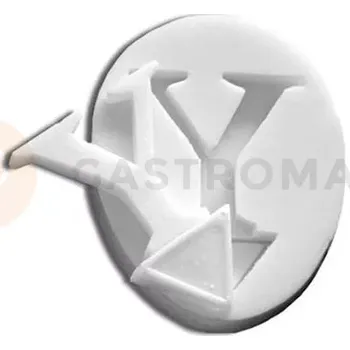Kuchyňská sůl Silikonová forma na cukrovou hmotu ve tvaru písmene Y - SLK107, 50x36 mm | SILIKOMART, SugarFlex