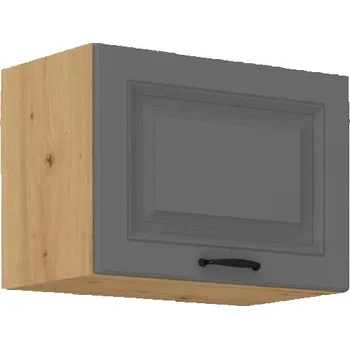 Kuchyňská skříňka LEMPERT Horní skříňka STELLA 20 (50 / 36 cm) dustgrey / dub artisan