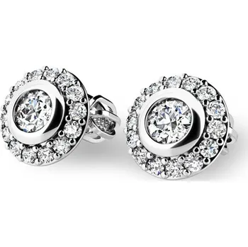 Náušnice Dámské náušnice zirkony 10822-B-ZIR