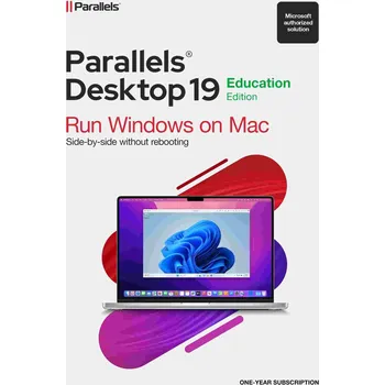 Grafický software Grafický software Parallels Desktop 19, Mac, Academic na 12 měsíců (elektronická licence)