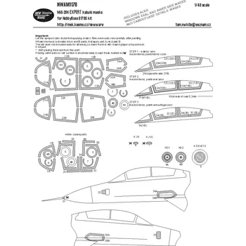 Plastikový model New Ware 1/48 Mask MiG-29K EXPERT (HOBBYB 81786)