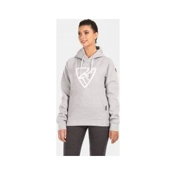 Dámská mikina Kilpi FJELA-W světle šedá 38; Šedá mikina + DÁREK DLE VÝBĚRU!