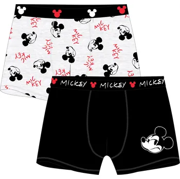 Boxerky Mickey Mouse - licence Pánské boxerky - Mickey Mouse 5333C143, černá / šedý melír Barva: Mix barev, Velikost: XXL