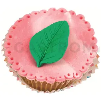 Kuchyňská sůl Oboustranná silikonová forma na cukrovou hmotu ve tvaru listů - SLK816, 40x22 mm | SILIKOMART, SugarFlex