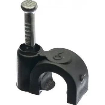 kabelová chránička SEZ-CZ SEZ Příchytka H.7004C-50 kabelová černá (50ks) H.7004C-50