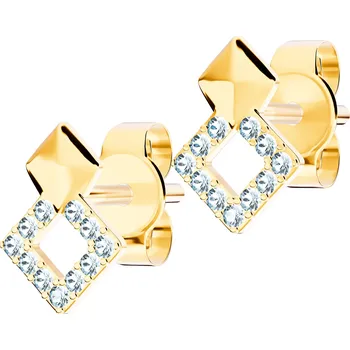 Hodinky Náušnice Bonore - Zlato 585 - Kubický Zirkon 137749