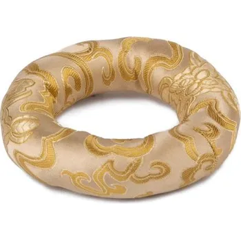 Perkuse Polštářek pod tibetskou mísu ø 10 cm béžový (vhodný na mísu o průměru 11–13 cm)