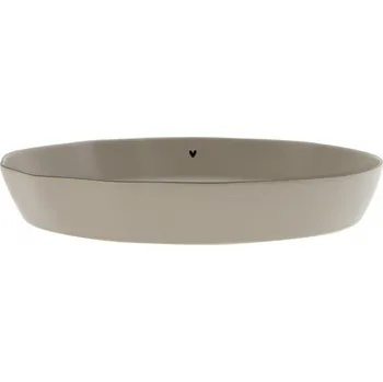 Dóza na potraviny Bastion Collections OVÁLNÁ MÍSA - MATT TITANE, 30,5x20x5cm LI-OVAL-DISH-001-MT