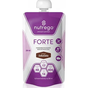 Speciální výživa nutrego FORTE čokoláda 12x200ml