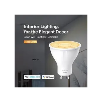 Osvětlení TP-LINK "Smart Wi-Fi Spotlight, DimmableSPEC: 2.4 GHz, IEEE 802.11b/g/n, GU10 Base, 220–240 V, 50/60 Hz, 350 lm, 2.9 W,