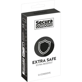 Kondom Secura Extra Safe - zesílené latexové kondomy 12 ks