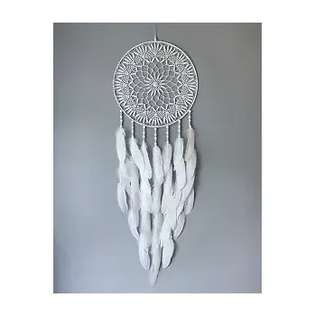 Lapač snů Lapač zlých snů Bílý lovec 35 x 105 cm č.1