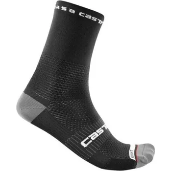 Pánské ponožky Cyklistické ponožky Castelli Roso Corsa Pro 15 - black Velikost: L/XL