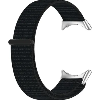 Příslušenství k chytrým hodinkám eses Nylonový řemínek na suchý zip pro Google Pixel Watch 1, 2 - Černý