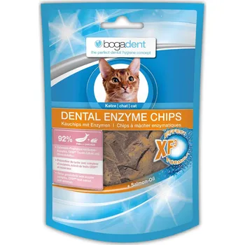 Pamlsek pro kočku bogadent DENTAL ENZYME CHIPS FISH pro kočky 4 × 50 g