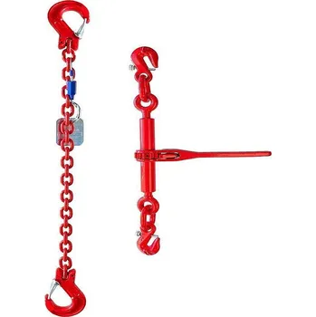 Upínací popruh Ganas spol. s.r.o. NAPÍNACÍ ŘETĚZ Ø 6 - Tř.10 (Typ - V) 1400Kg Nosnost: 1400 kg, Délka: 2 m, Průměr řetězu: ø 6 mm