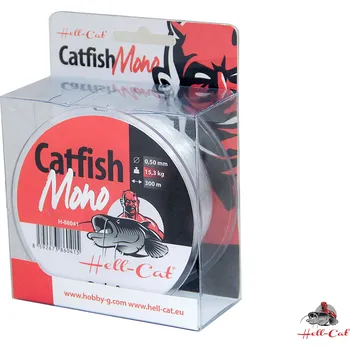 HELL-CAT Vlasec Catfish Mono 300m / 0,65mm / 34,7kg (HELL-CAT Catfish Mono 300m 0,65mm 34,7kg)