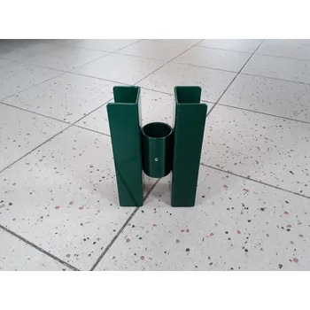 Příslušenství pro plot Držák podhrabových desek 3D - oboustranný FeZnK - 60x40 - zelený - Vysoká Kvalita Za Skvělou Cenu