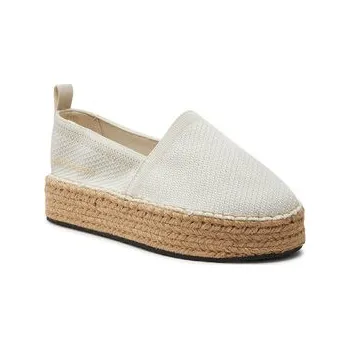 Calvin Klein Jeans Espadrilky Platform Espadrille Uc YW0YW01377 Écru 41