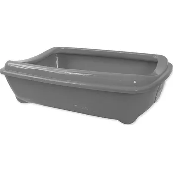 MAGIC CAT Toaleta Magic Cat Economy s okrajem šedá 42x31x13cm