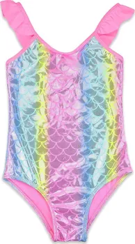 Dívčí plavky Noviti KD015-G-01 barevné se šupinami