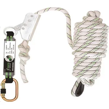 Úvazek Ganas spol. s.r.o. Pohyblivý zachycovač pádu Linostop II Nosnost: 15 kN kg, Délka: 10 m, Průměr lana: ø12