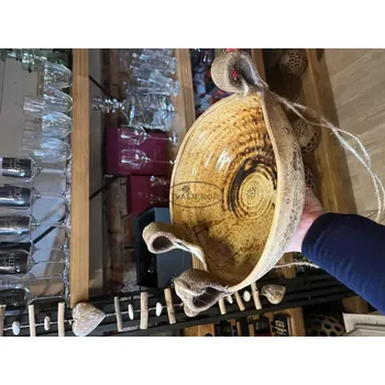 Zahradní dekorace Keramické pítko hnědá