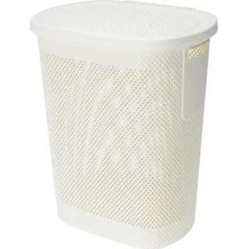 Koš na prádlo EXCELLENT HOUSEWARE Koš na prádlo s víkem 60 l béžová KO-027100390bezo