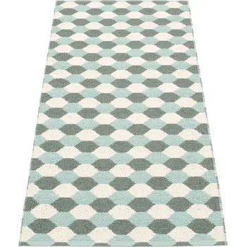 Koberec Vinylový koberec Pappelina DANA Army/Pale Turquoise/Vanilla velikost: 70x250cm