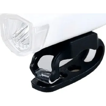 Cyklosvítilna Nabíjecí cyklistické světlo s usb přední a zadní - Bílé přední světlo