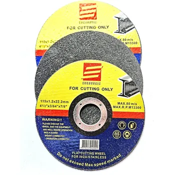 Brusný kotouč Eurosonic Řezný Kotouč na Kov, 115x1,2x22,2mm, 13300 ot/min, Pro Železo a Ocel (Řezný kotouč 115mm | Železo | Ocel | Rychlý řez | Precizní řez | Dlouhá životnost | Eurosonic)