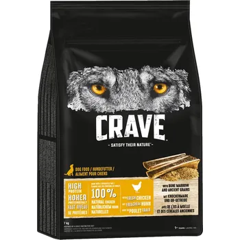 Krmivo pro psa CRAVE kuře s kostní dření a starými odrůdami obilovin 2× 7 kg