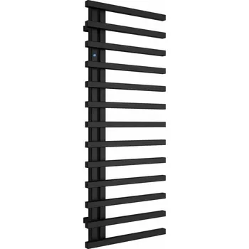 Radiátor Koupelnový radiátor DARVEL černá barva, Černá , 60 cm, 175 cm, Spodní 50 mm DOPRAVA ZDARMA