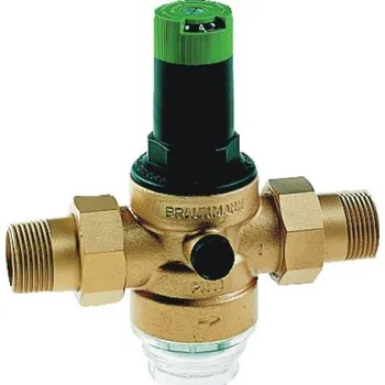 Ventil Resideo BRAUKMANN D06F redukční ventil pro rozvod vody, DN32, 1 1/4"x1 1/4 FF, 25bar, 40°C, závitový, s vyváženou regulační kuželkou, mosaz