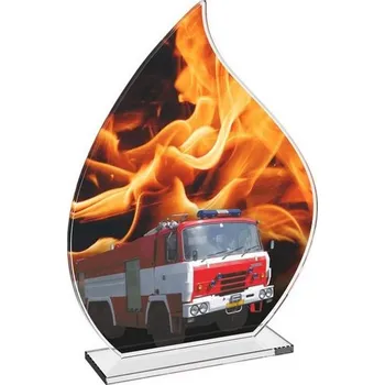Skleněná trofej CRH20244M07 | Hasiči