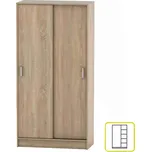 Skříň, dub sonoma, BETTY 4 BE04-003-00