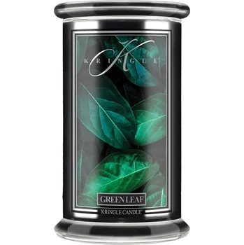 Svíčka Kringle Candle svíčka Reserve Green Leaf (sójový vosk), 623 g