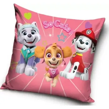 Povlak na dekorativní polštářek POVLAK NA POLŠTÁŘEK TLAPKOVÁ PATROLA SO CUTE