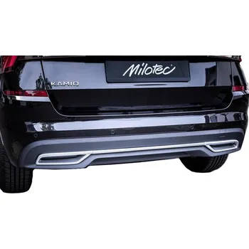 Nárazník Imitace koncovky výfuku s lištou na nárazník, Škoda Kamiq, 2019-2023 (52.10 061 22)